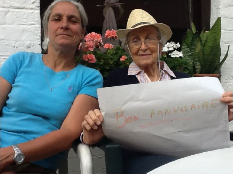 anniversaire camile 2012 - mamie et dom